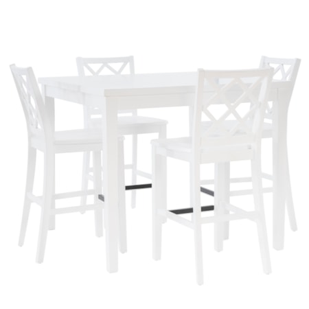 5-Piece Counter-Height Dining Set