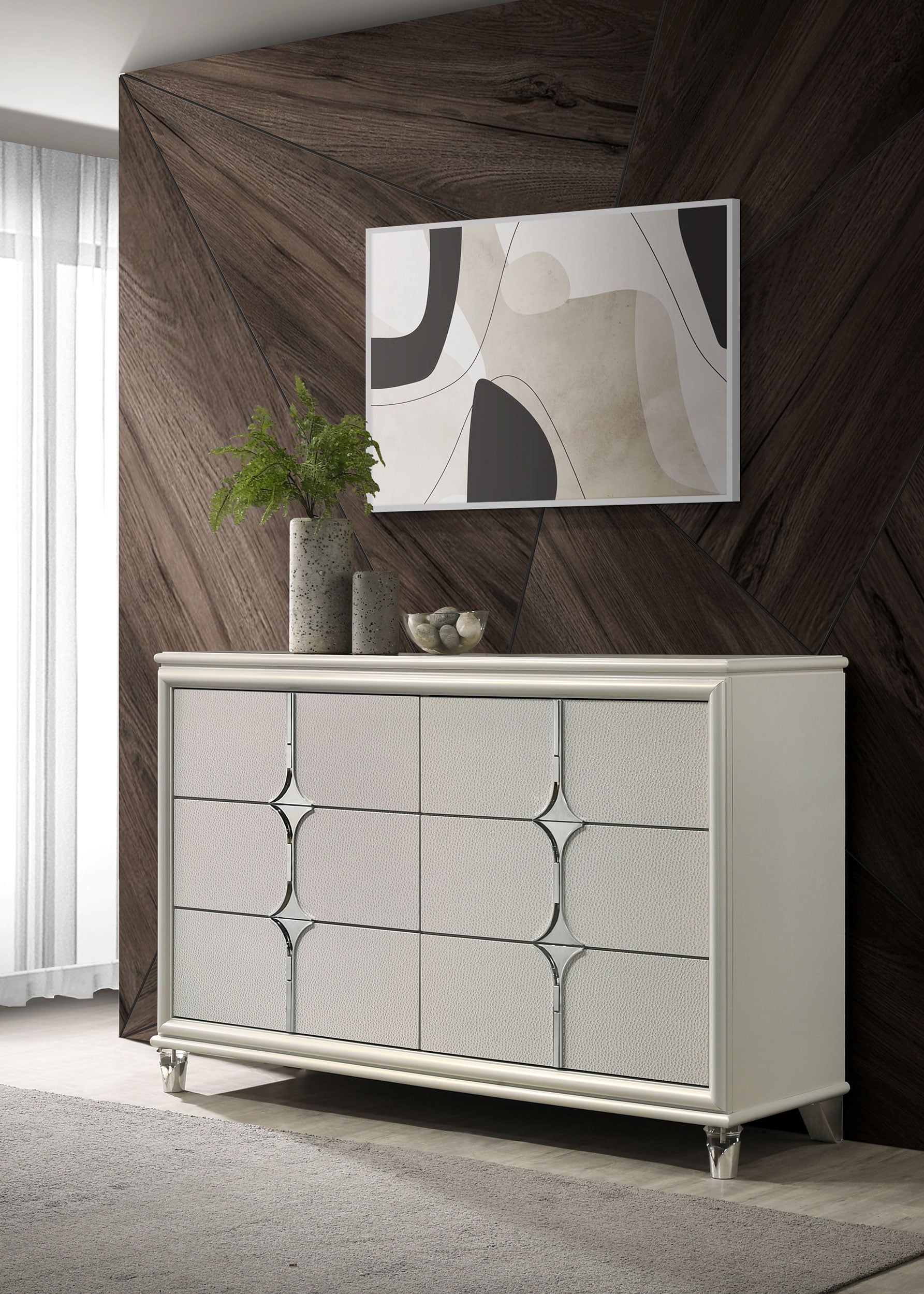 Olivia 6-Drawer Dresser Cabinet