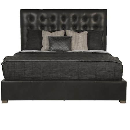 Avery Leather Panel Bed King