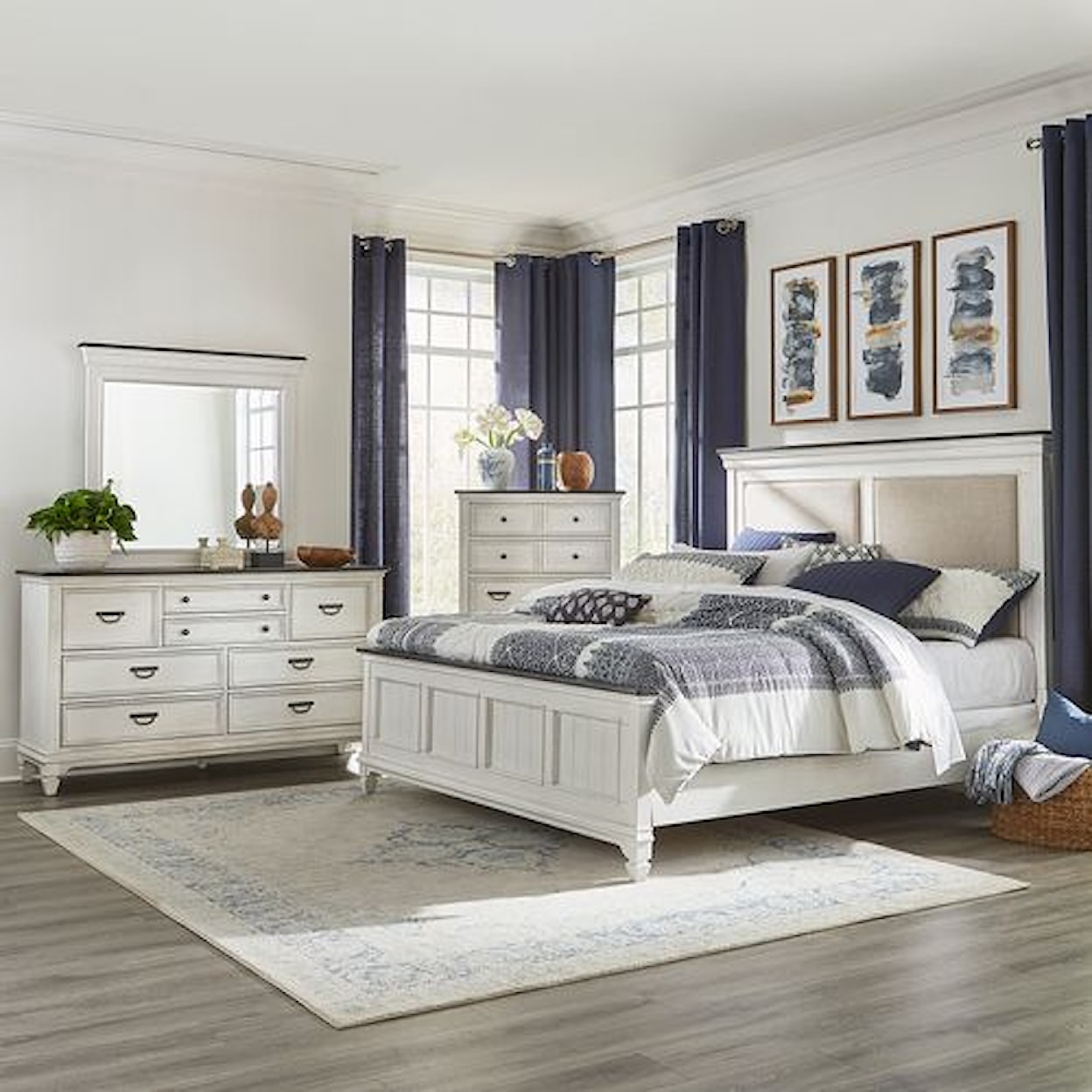 Liberty Furniture Allyson Park Queen Bedroom Group