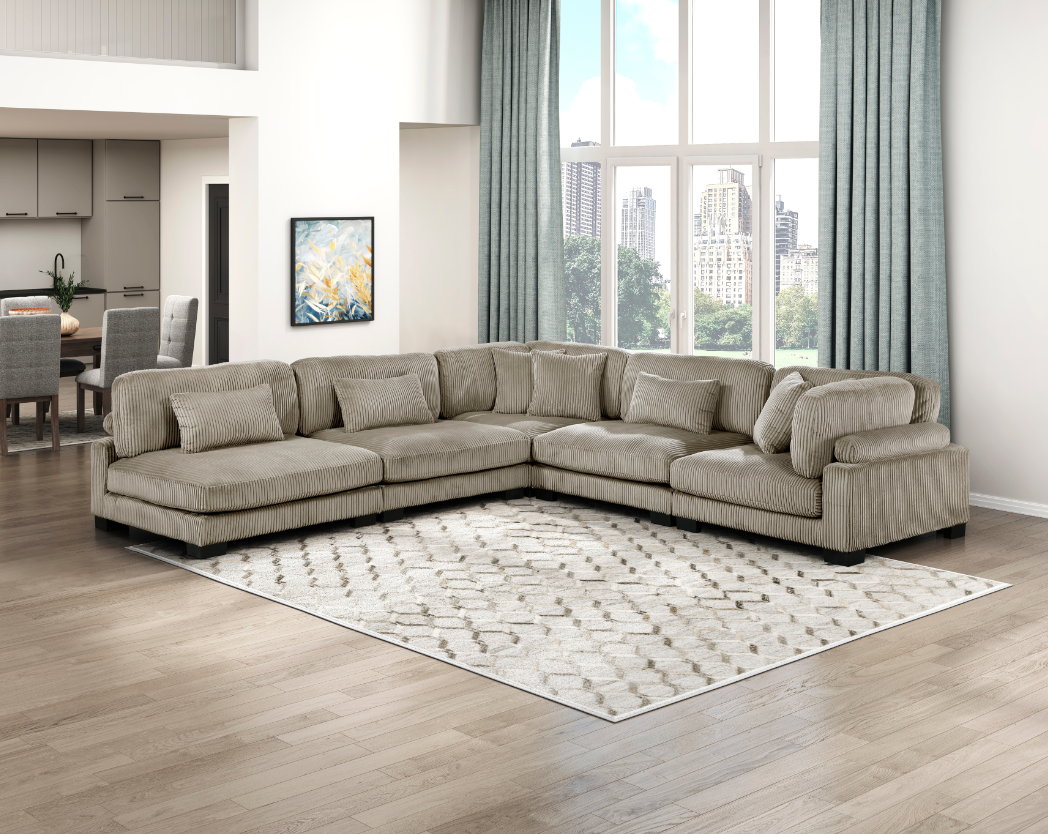 Homelegance Traverse 5-Piece Sectional Sofa
