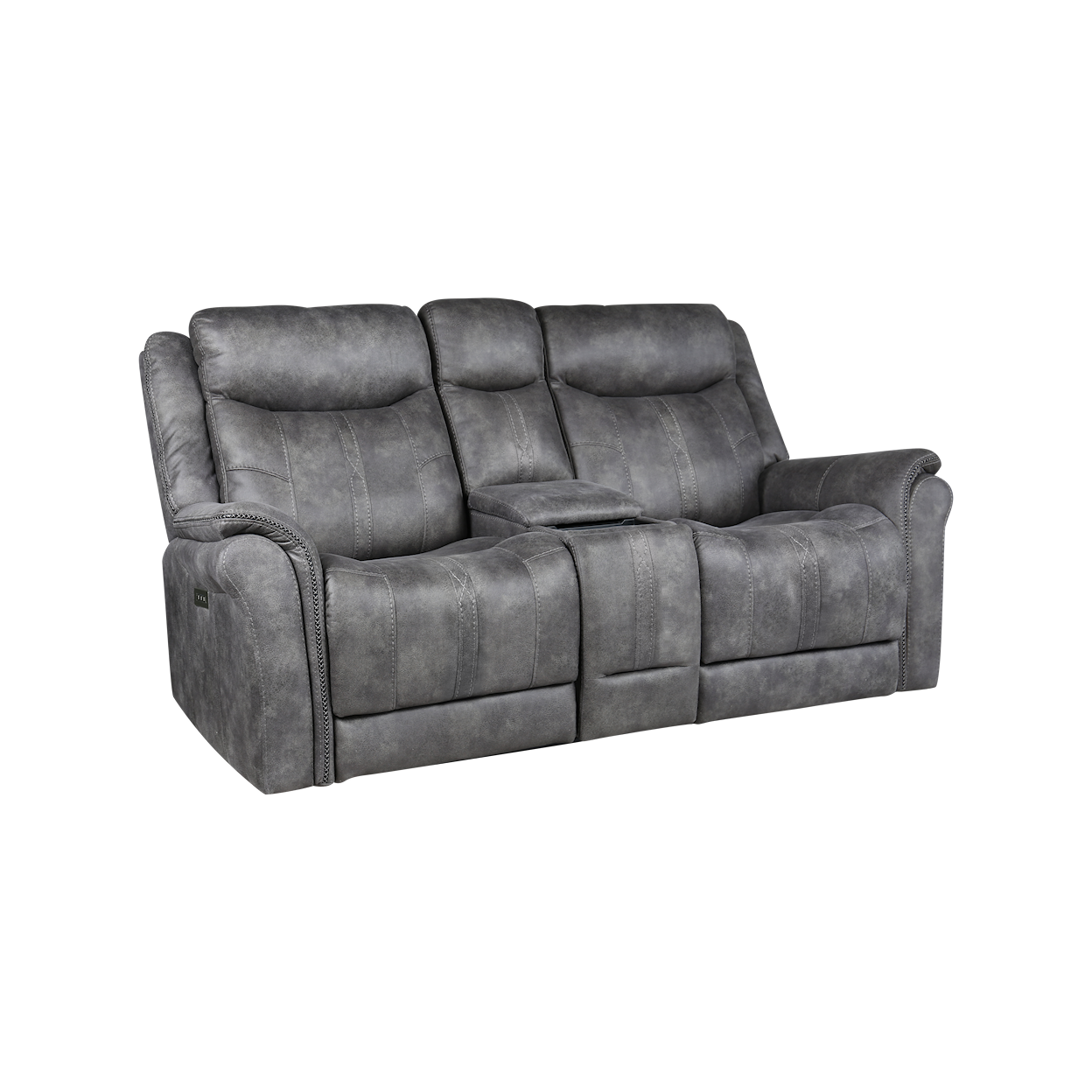 Steve Silver Morris Power Reclining Console Loveseat