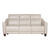 Transitional Dual-Power Sofa with USB Ports