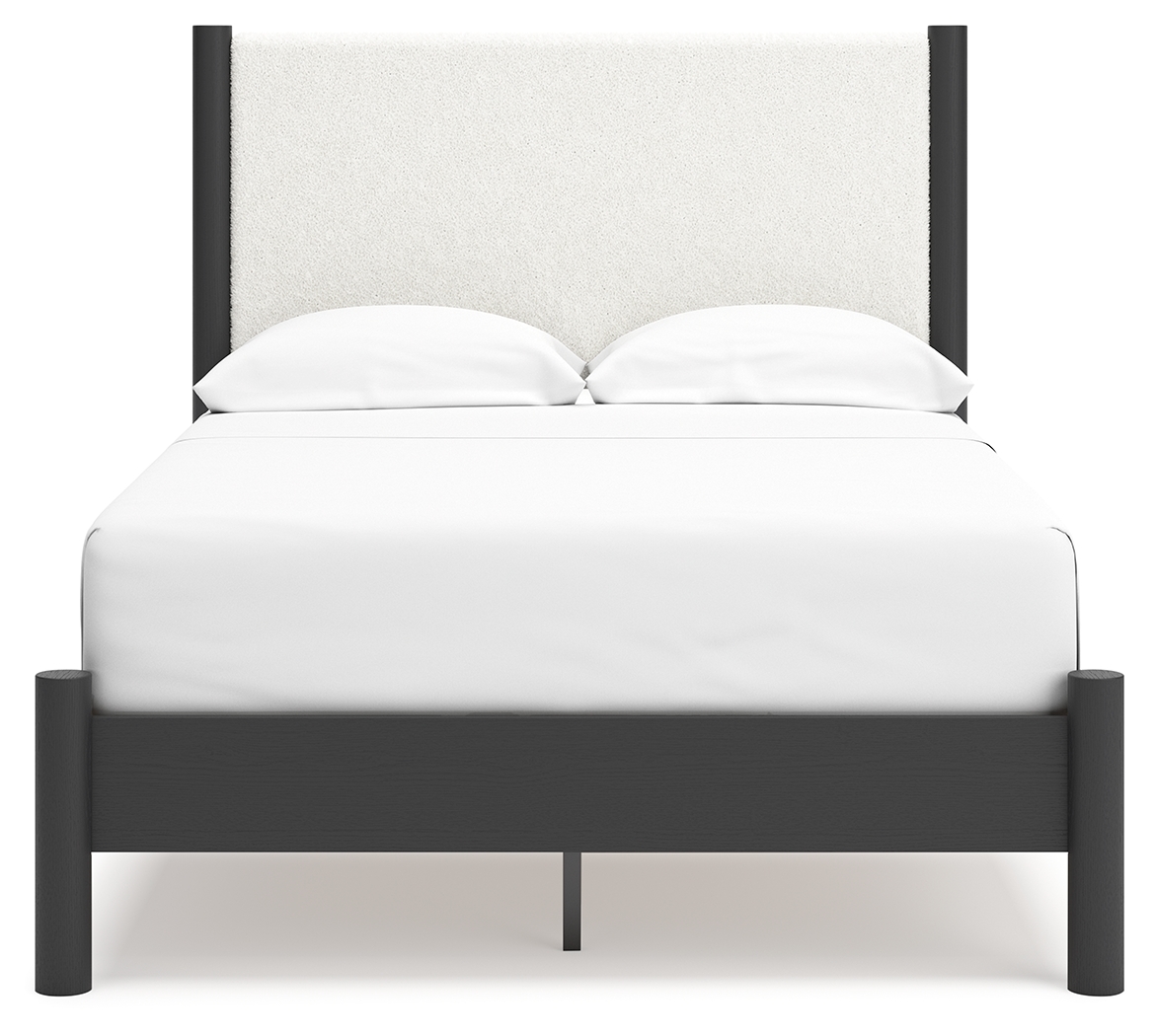 Signature Design by Ashley Cadmori Full Upholstered Panel Bed