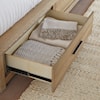 Aspenhome Modern Loft King Panel Storage Bed