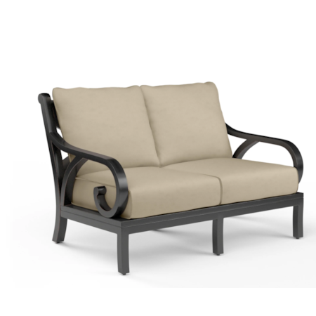 Outdoor Cushioned Loveseat