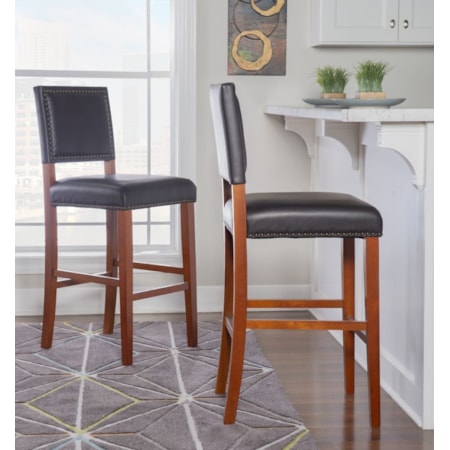 Brook Bar Stool Black