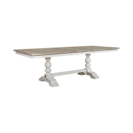 6 Piece Trestle Table Set