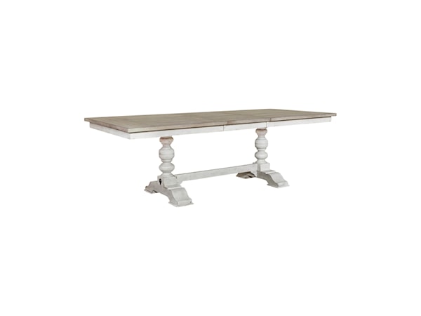 7 Piece Trestle Table Set