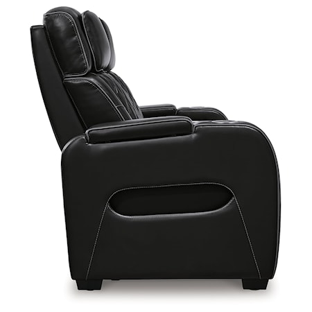 Power Reclining Sofa with Adj Headrest