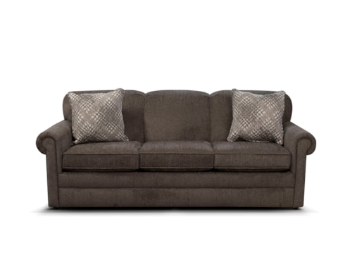 Casual Queen Sleeper Sofa with Innerspring Mattress