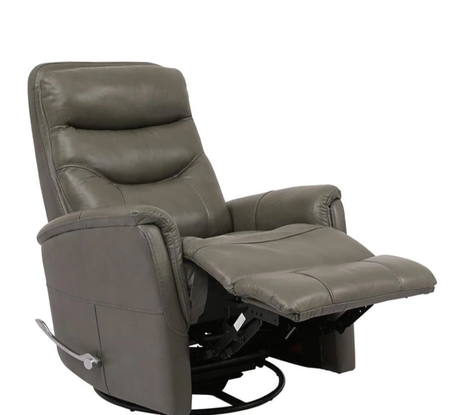 Bolero gray discount swivel glider recliner