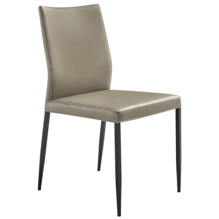 Faux-Leather Dining Chair