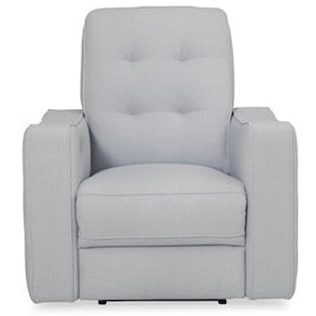 Astoria Casual Wall Hugger Power Recliner with Power Headrest and Lumbar