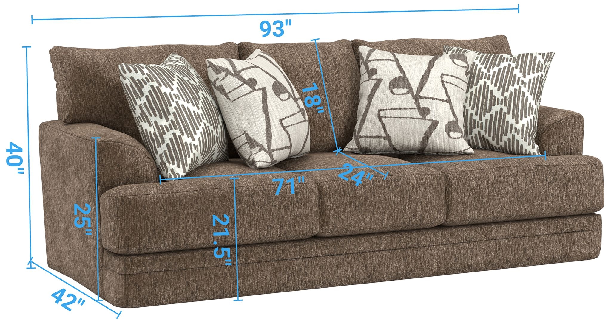 Jackson Furniture Tyson Queen Sleeper Sofa