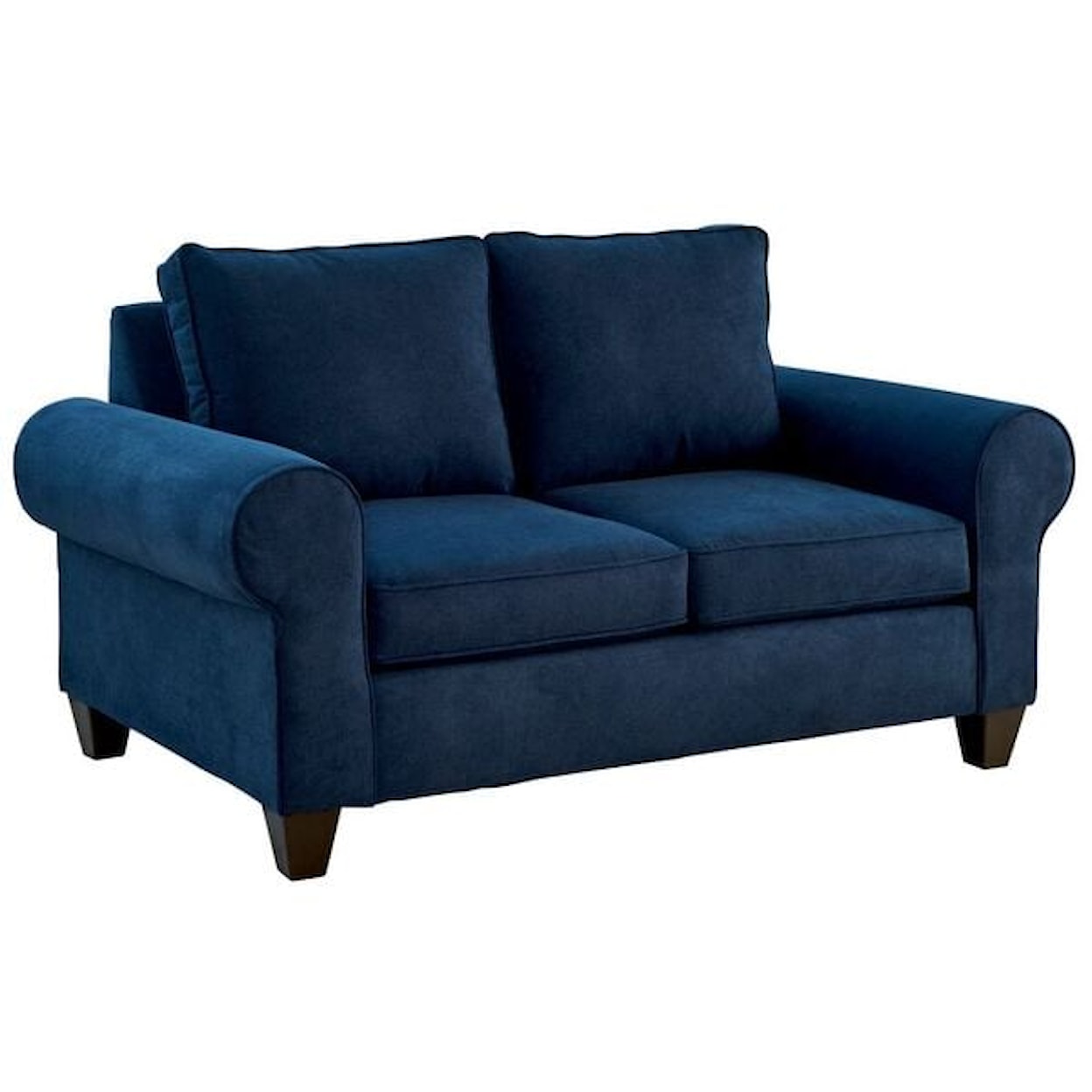 Elements International 705  Loveseat with Rolled Arms