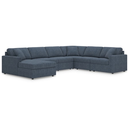6-Piece Sectional With Chaise