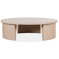 Contemporary Round Accent Cocktail Table