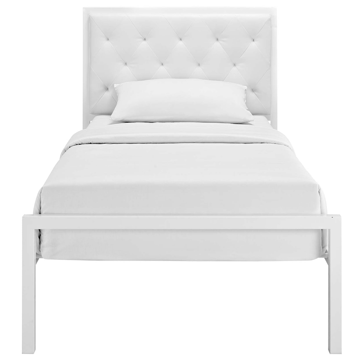 Modway Mia Vinyl Twin Platform Bed