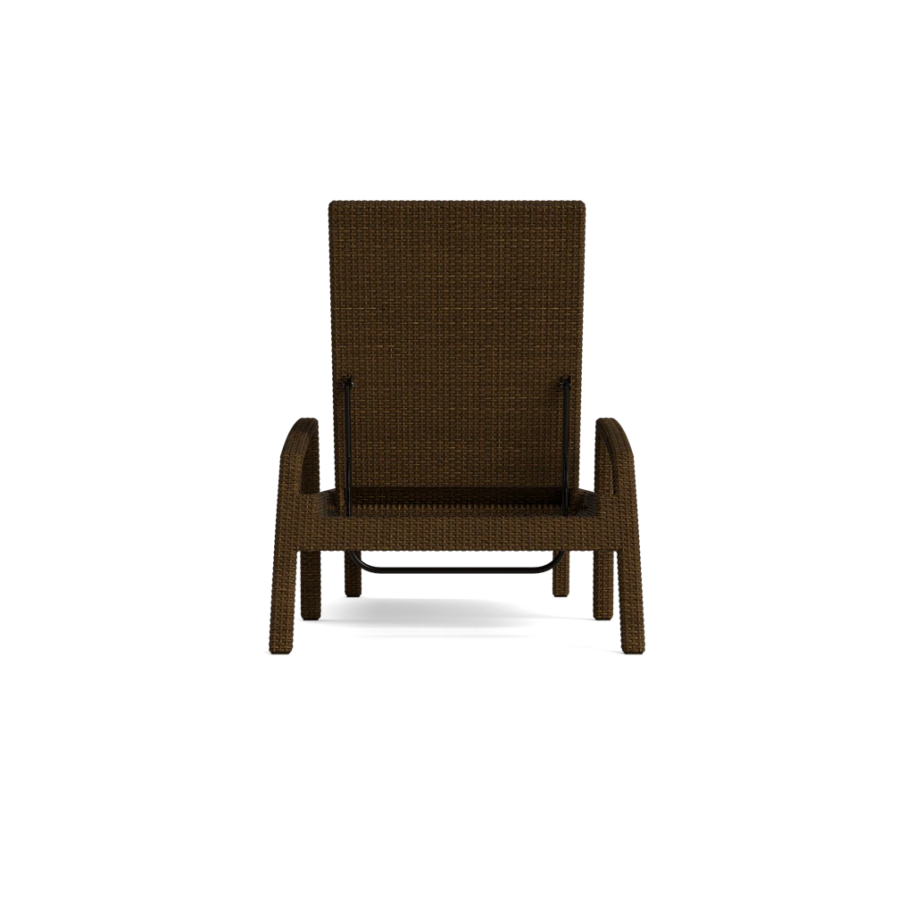 Stacking Adj. Wicker Chaise Lounge