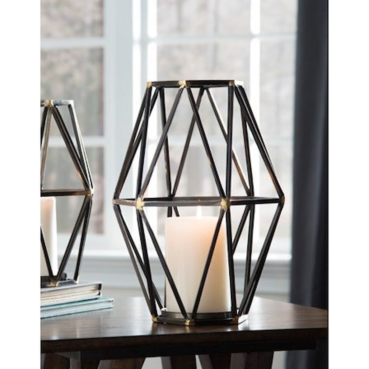 Signature Design by Ashley Accents Devo Candle Holder