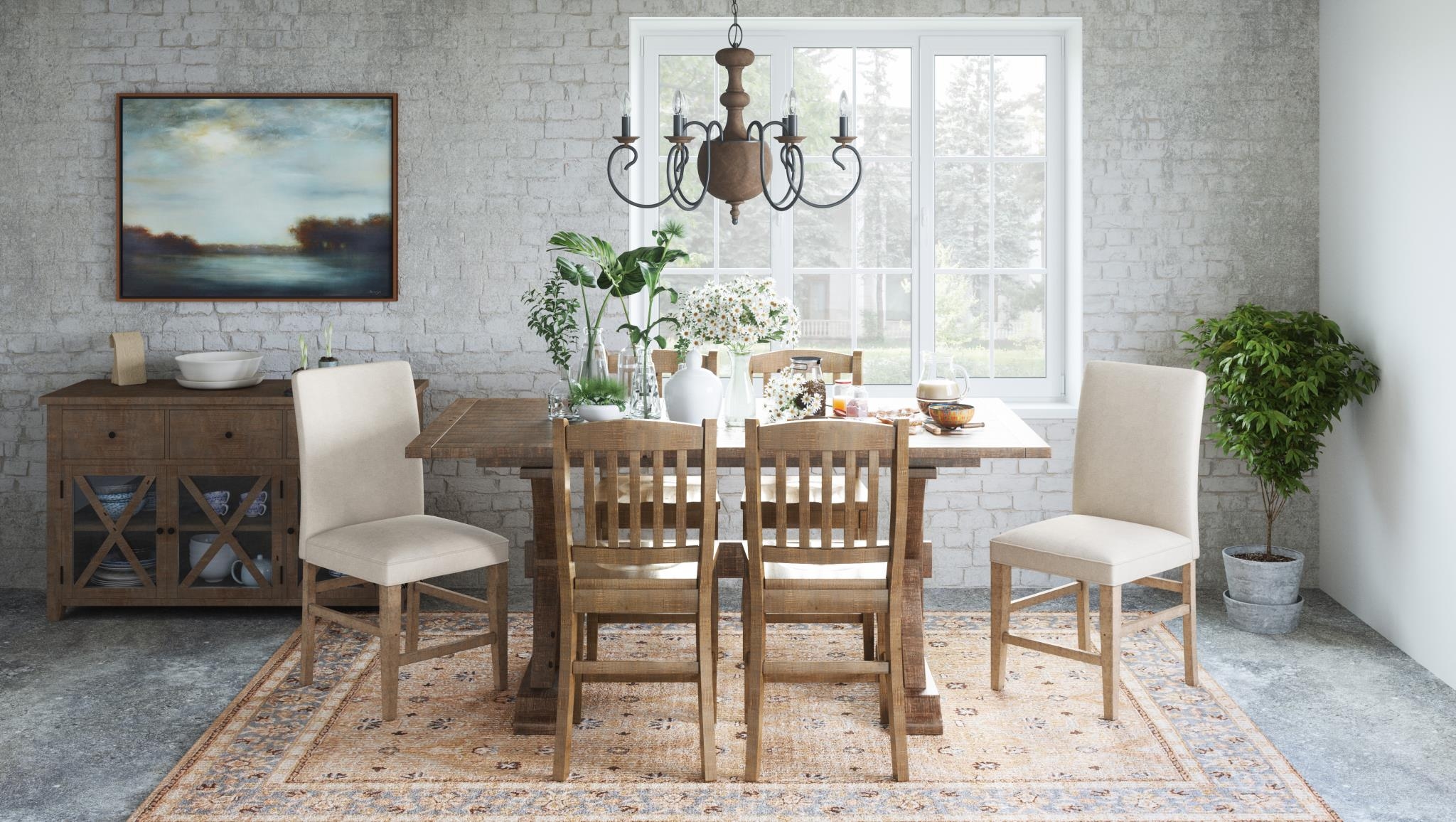 7-Piece Counter Table and Chair Set