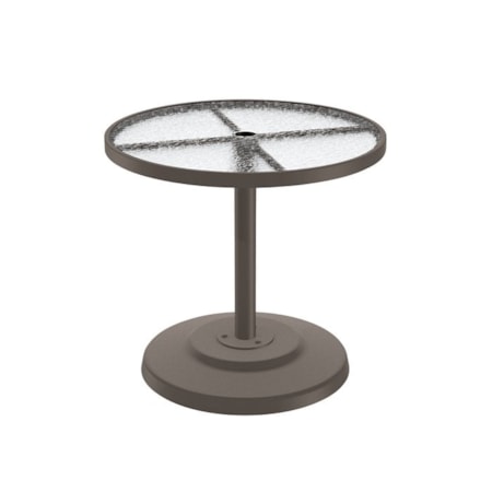 Dining Table 30" Round Acrylic H