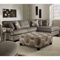 Transitional Sectional Sofa with Chaise