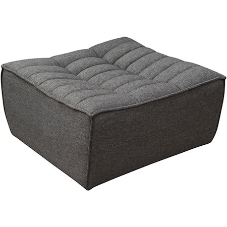 Scooped Seat Ottoman