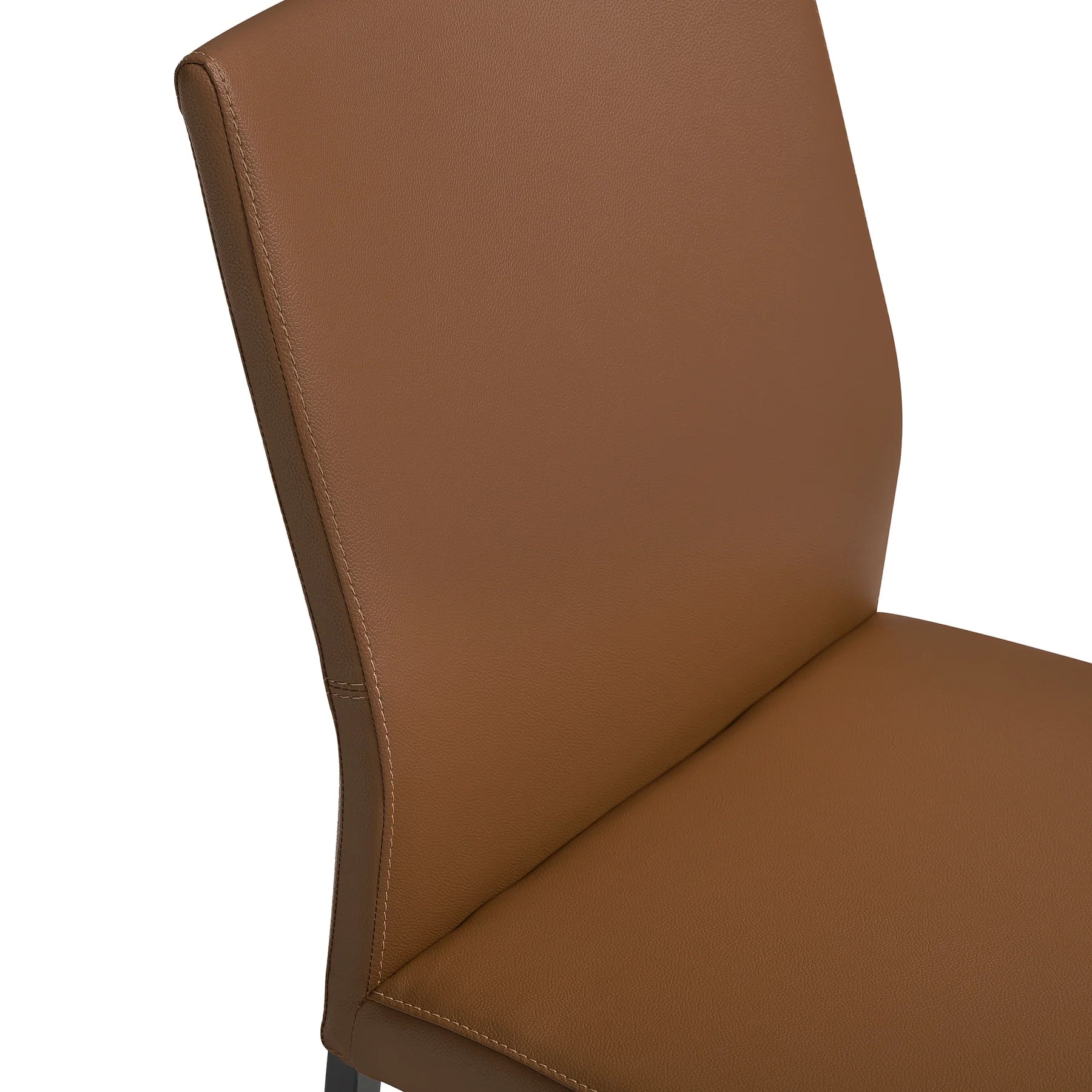 Armen Living Kash Faux-Leather Dining Chair