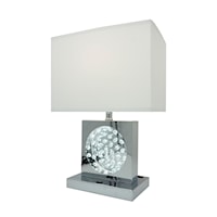 Contemporary Chrome Table Lamp