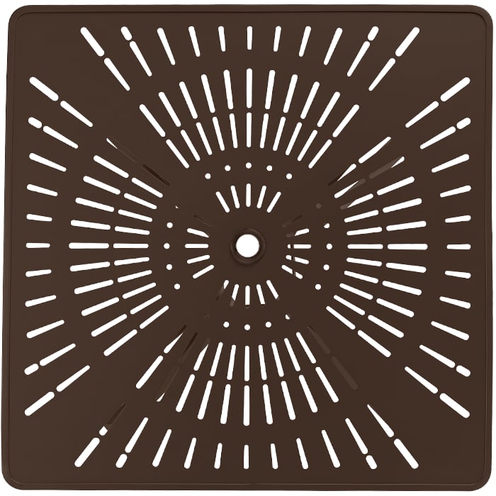 Tropitone La'Stratta 42" Sq. Pedestal Bar Table w/Umbrella Hole