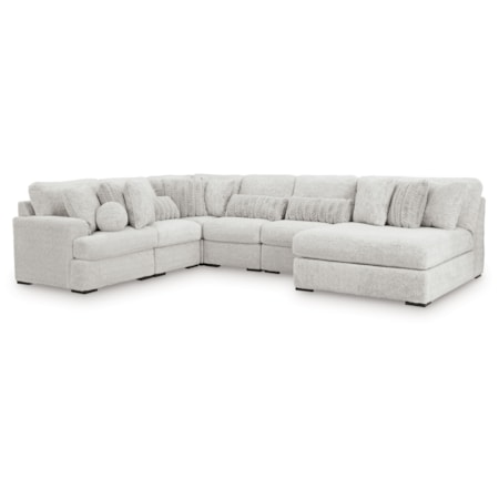 6-Piece Sectional With Chaise