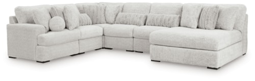 6-Piece Sectional With Chaise