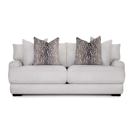 Contemporary Sofa with Reversible Cushions