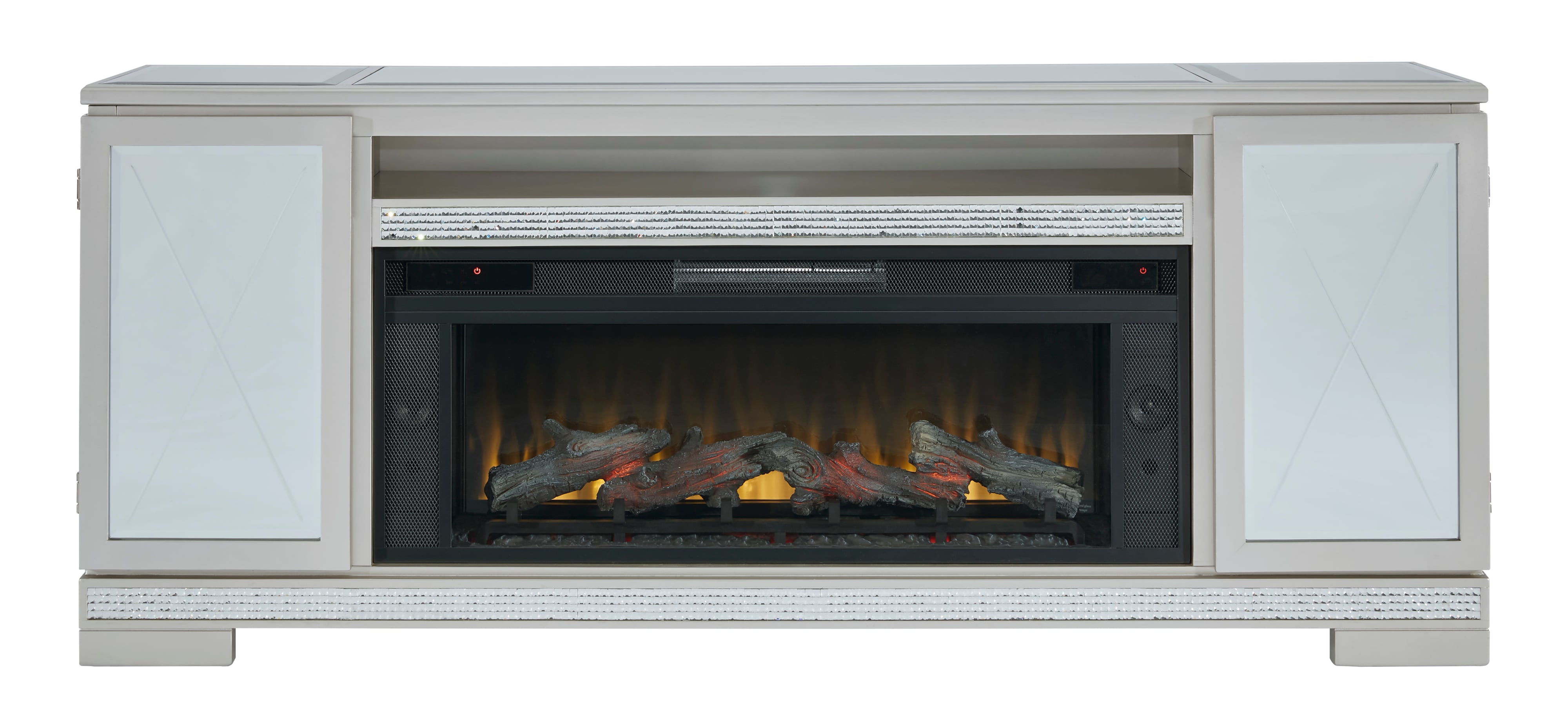 Signature Design by Ashley Flamory W910W1 Glam 72" TV Stand with