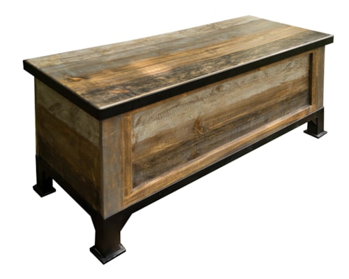 Rustic Bedroom Trunk with Lift Top