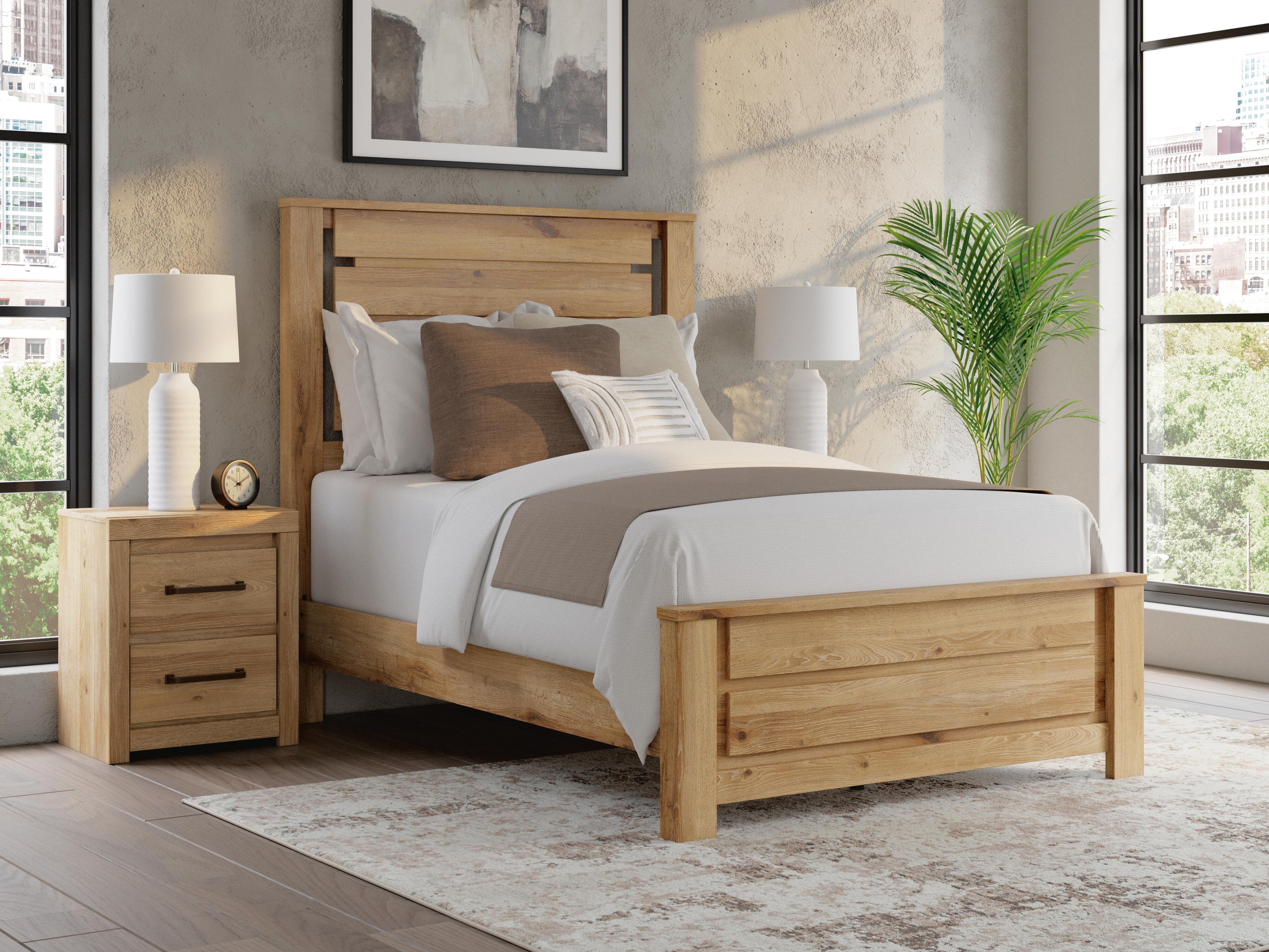 Full Panel Platform Bed