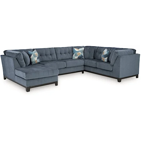 3-Piece Sectional With Chaise