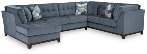 3-Piece Sectional With Chaise