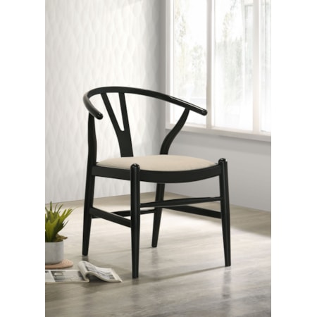 Dinah Wood Wishbone Dining Side Chair