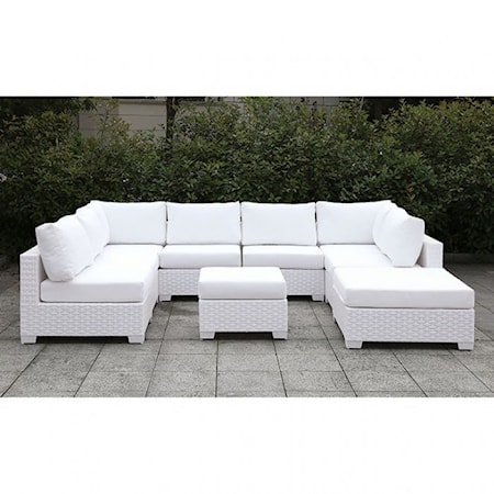 U-Sectional + Ottoman