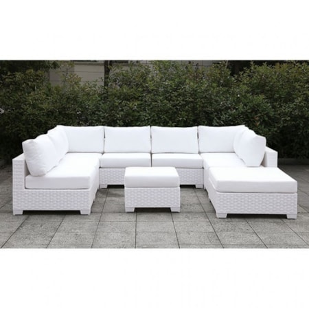 U-Sectional + Ottoman