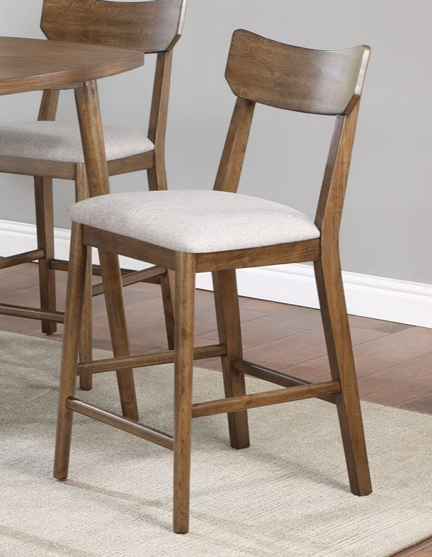 Crown Mark Weldon 2714S24 MidCentury Modern CounterHeight Dining