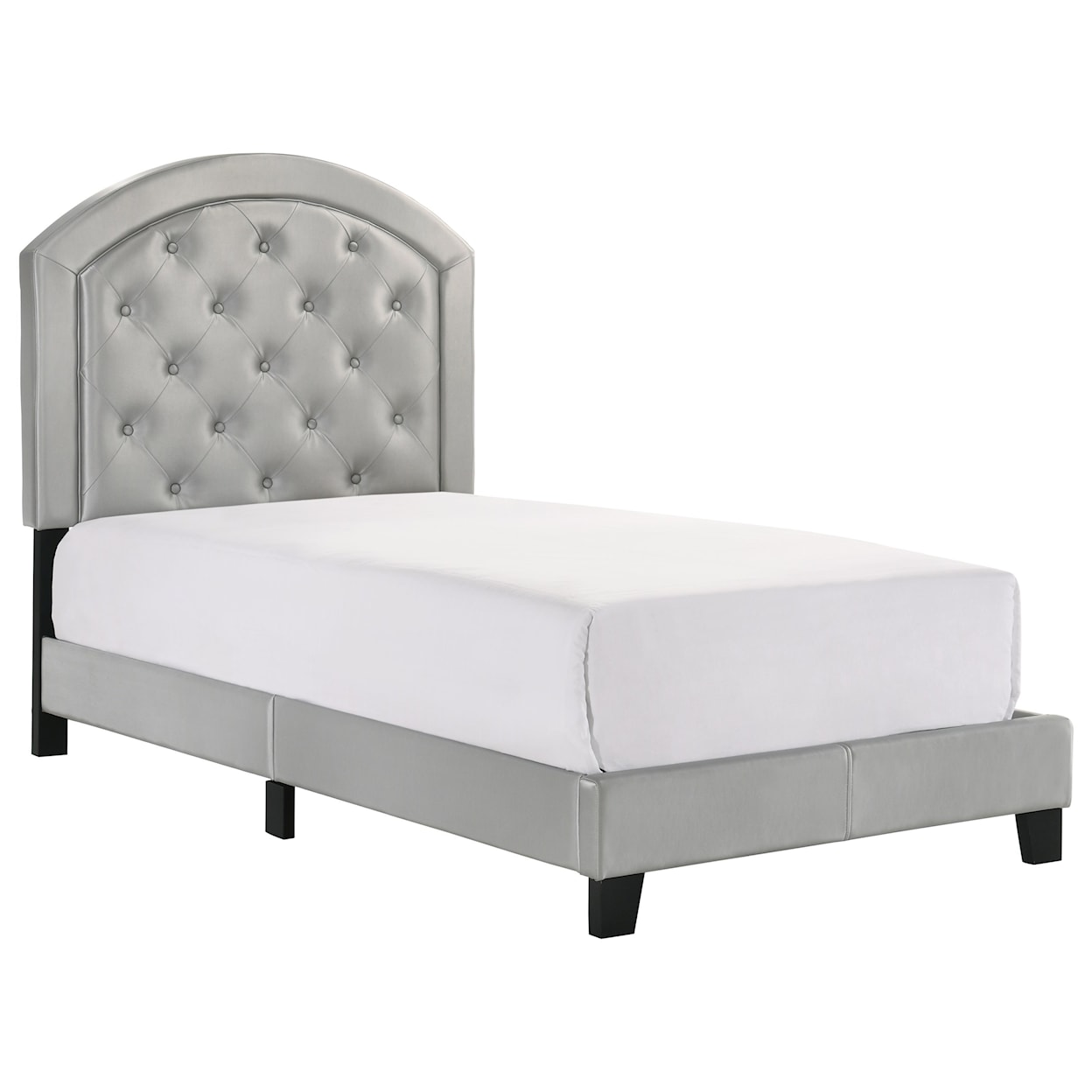 CM Gaby Twin Upholstered Platform Bed