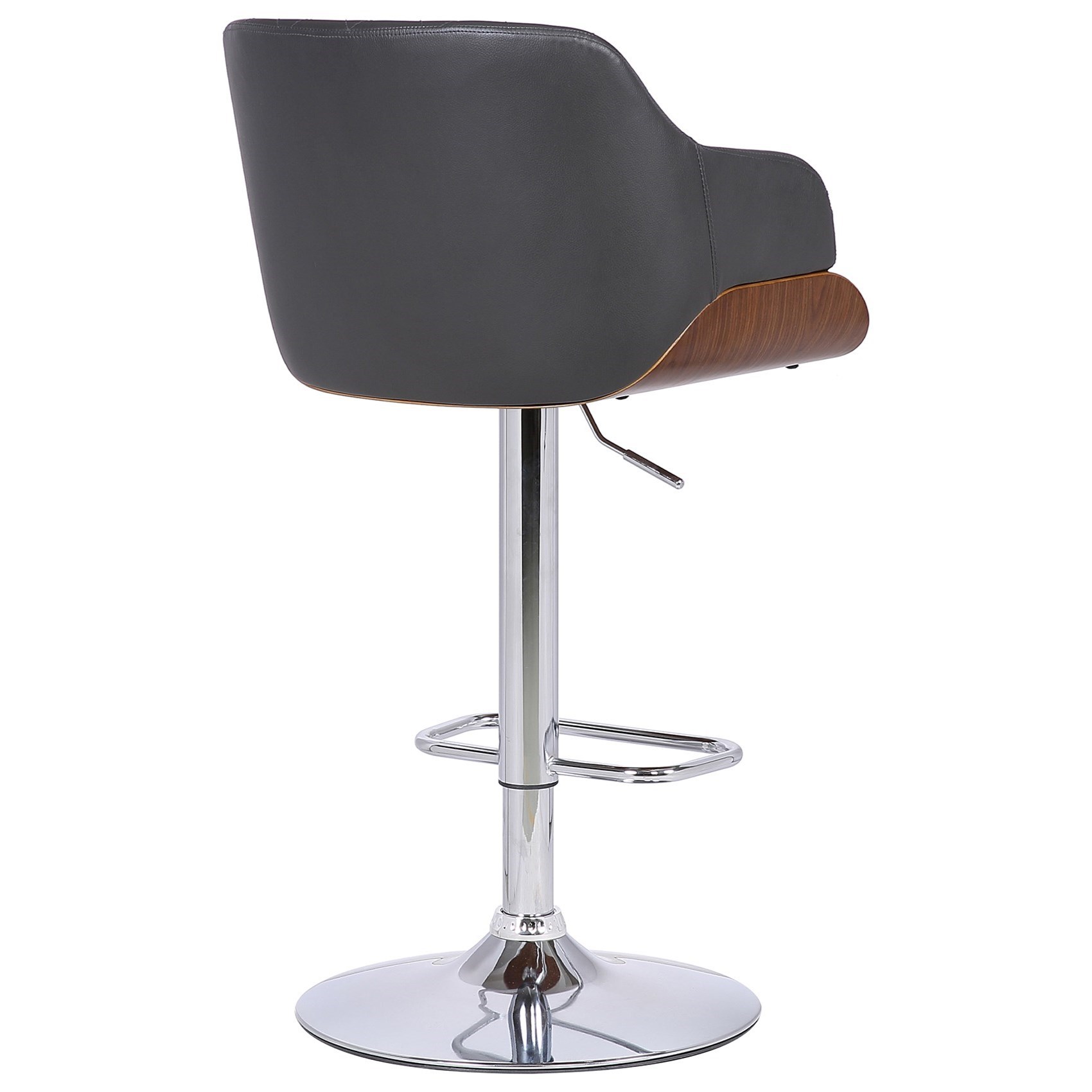 Armen Living Toby Upholstered Adjustable Bar Stool