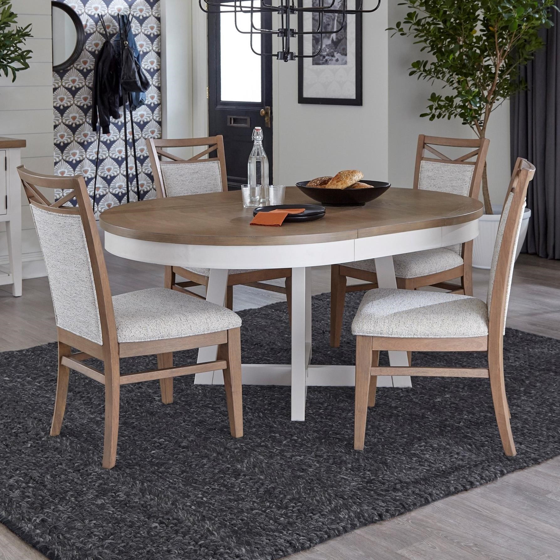 Two tone best sale dining sets