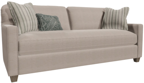Contemporary Sofa with Bench Seat