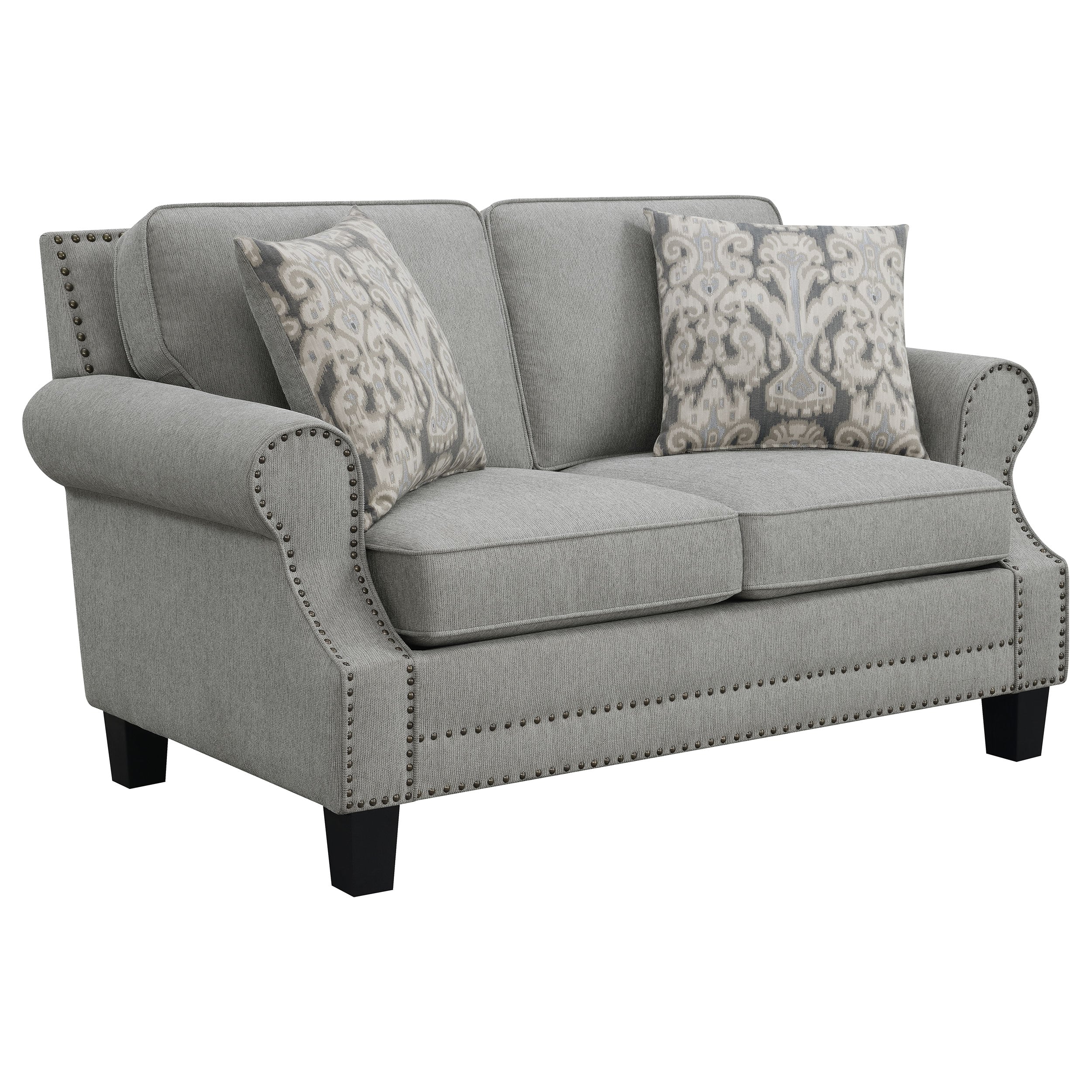 Sheldon Rolled Arm Loveseat