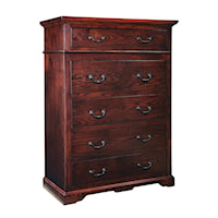 Traditional Six Drawer Chest